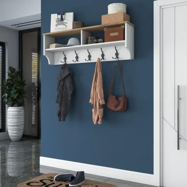 Полка Trendy Sala Stand P2 ДСП / Белый-Дуб светлый photo 4