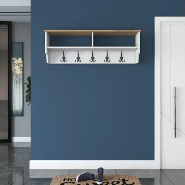 Полка Trendy Sala Stand P2 ДСП / Белый-Дуб светлый photo 6