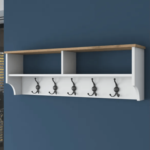 Полка Trendy Sala Stand P2 ДСП / Белый-Дуб светлый photo 7