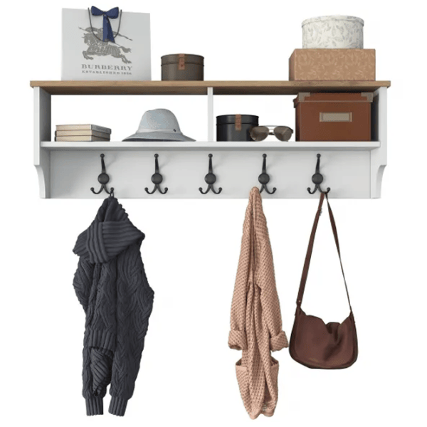 Полка Trendy Sala Stand P2 ДСП / Белый-Дуб светлый photo 9
