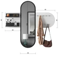 Raft Trendy Sala Stand P3 PAL / Alb-Stejar deschis photo 7