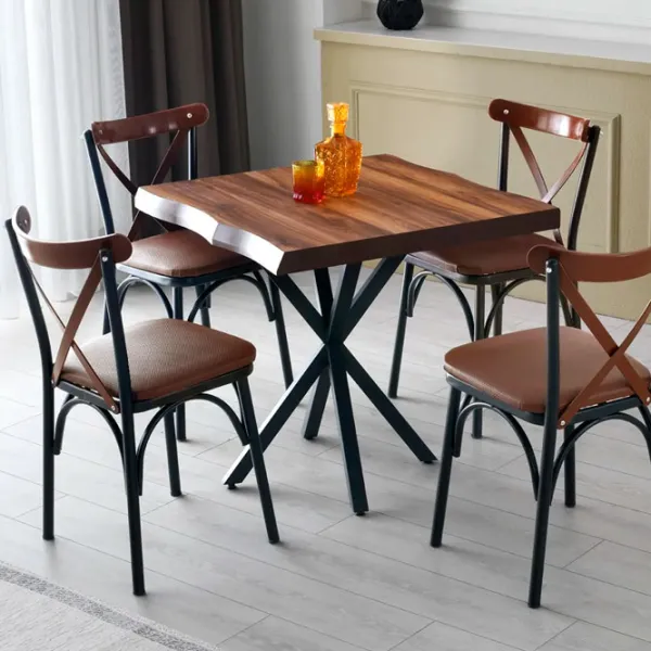 Masă de bucătărie fixă Trendy Safir Lemn/ Brown photo 2