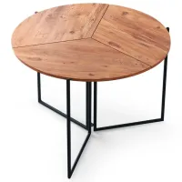 Masă de bucătărie pliabilă Trendy Yaprak Lemn/ Brown