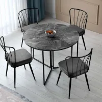 Кухонный стол cкладнои Trendy Yaprak Дерево/ Тёмно-серый photo 2