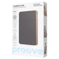 Power Bank Proove Carbon Slim 5000 mAh/ Bronze Light photo 5