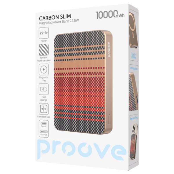 Power Bank Proove Carbon Slim 10000 mAh/ Beige photo 5