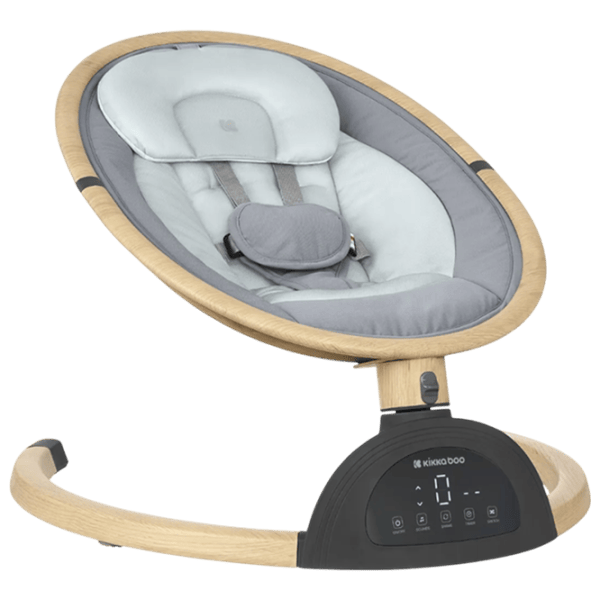 Leagăn pentru bebeluși Kikka Boo Ashlee 2025 (KB.229296) 3.3 kg/ Light Gray photo 1