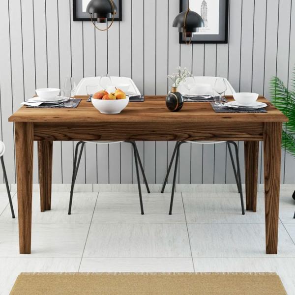 Masă de bucătărie fixă Trendy Milan PAL/ Brown photo 3
