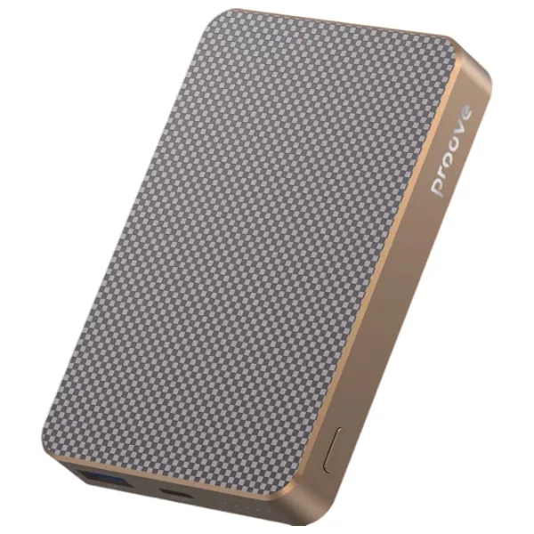 Power Bank Proove Carbon Slim 10000 mAh/ Bronze Light photo 3