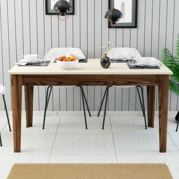 Masă de bucătărie fixă Trendy Milan PAL/ Cream photo 3