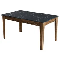 Кухонный стол зафиксированный Trendy Milan ДСП/ Marmura Black