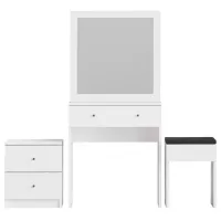Masă de toaletă Trendy Nice PAL / White
