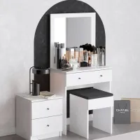 Туалетный столик Trendy Nice ЛДСП / White photo 2