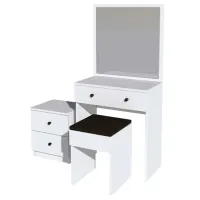 Туалетный столик Trendy Nice ЛДСП / White photo 6
