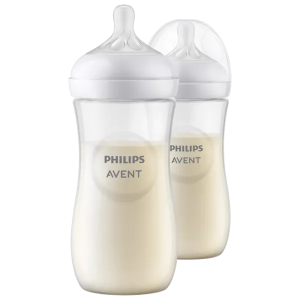 Set biberoane Philips Avent Natural Unisex / 0.33l / Transparent photo 1