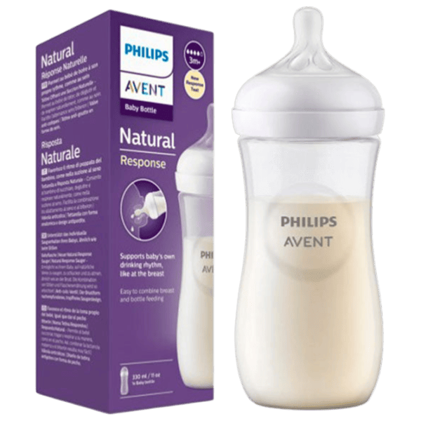 Set biberoane Philips Avent Natural Unisex / 0.33l / Transparent photo 4