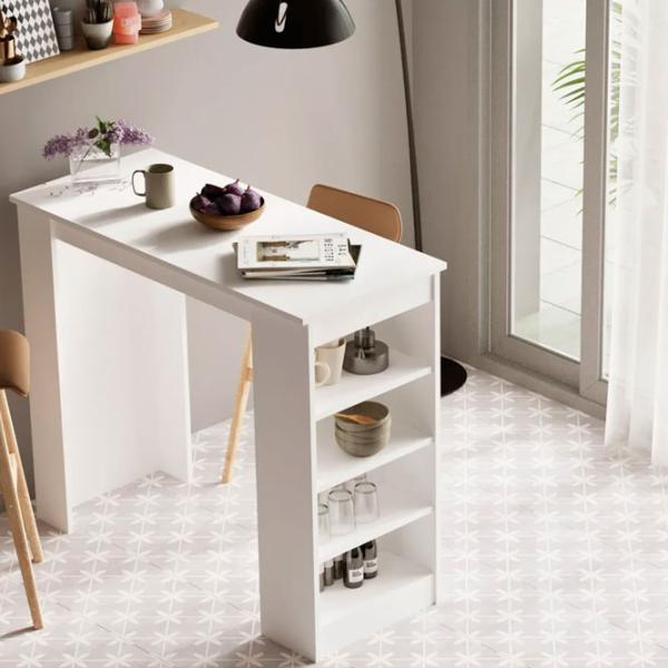 Masă de bar Trendy St1 Lemn / White photo 4