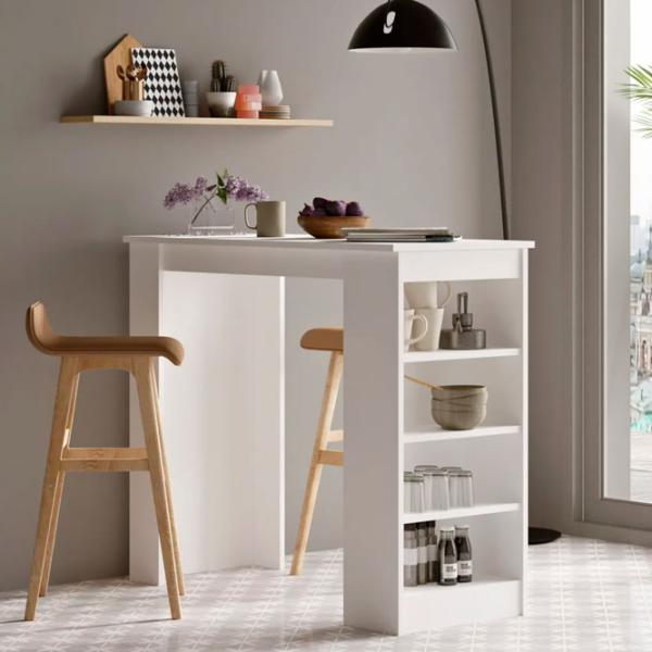 Masă de bar Trendy St1 Lemn / White photo 5