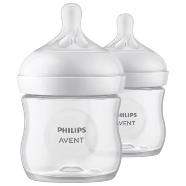 Tetină pentru biberon Philips Avent Natural Unisex / 0.125l / Transparent photo 2