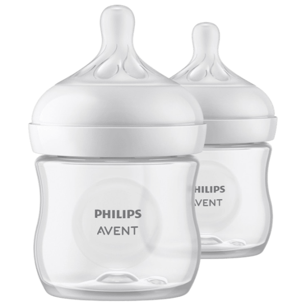 Tetină pentru biberon Philips Avent Natural Unisex / 0.125l / Transparent photo 2