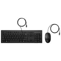 Tastatura & Mouse HP 225 Kit Cu fir / Black