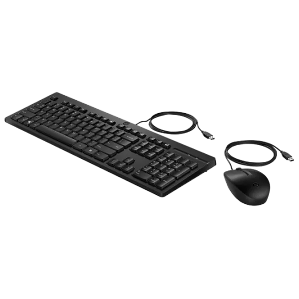 Tastatura & Mouse HP 225 Kit Cu fir / Black photo 3