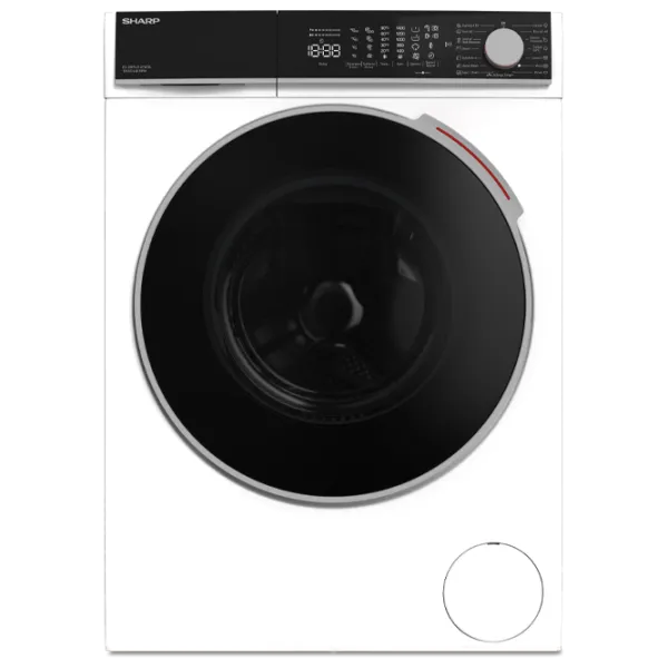 Mașină de spălat SHARP ES-DNFL014CWDA-EE 10 kg / 1400 rpm / White photo 1