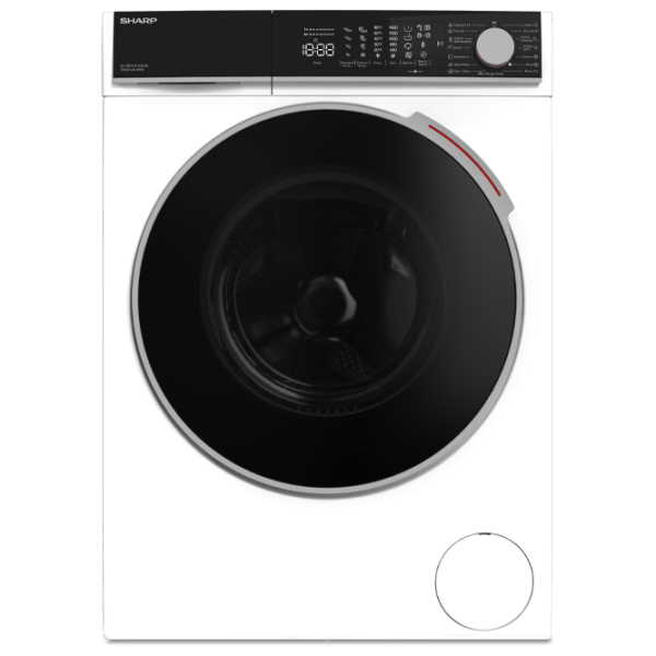 Mașină de spălat SHARP ES-DNFL014CWDA-EE 10 kg / 1400 rpm / White photo 1