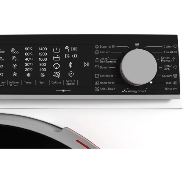 Mașină de spălat SHARP ES-DNFL014CWDA-EE 10 kg / 1400 rpm / White photo 7