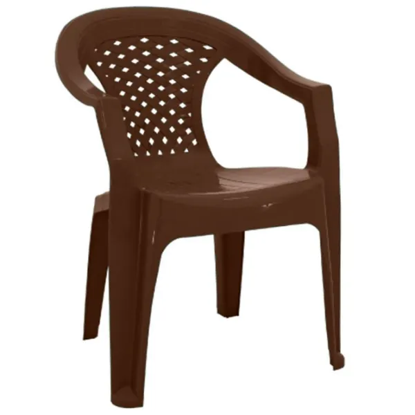 Scaun de grădină Hola TUSEM NATURAL Plastic / Plastic / Brown photo 1