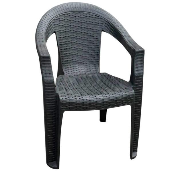 Scaun de grădină Hola Bella Plastic / Plastic / Antracit photo 1