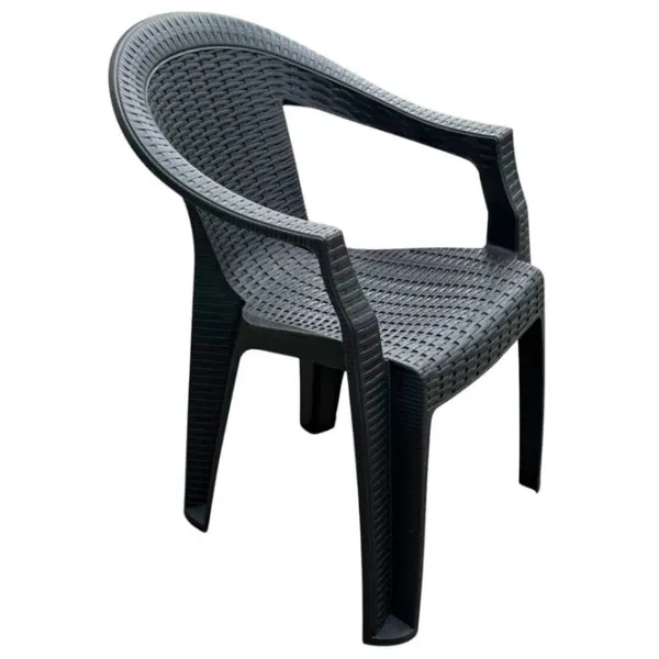 Scaun de grădină Hola Bella Plastic / Plastic / Antracit photo 2