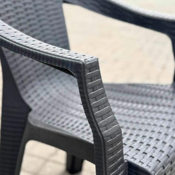 Scaun de grădină Hola Bella Plastic / Plastic / Antracit photo 3