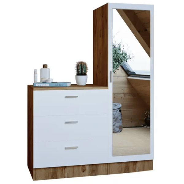 Comodă Trendy CC6-AW 140 x 100 x 45 / PAL / Alb photo 1