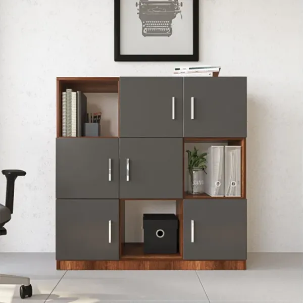 Comodă Trendy VO7-BA 121.8 x 120 x 37.6 / PAL / Antracit photo 2