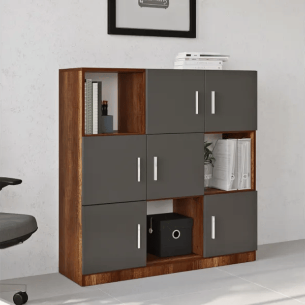 Comodă Trendy VO7-BA 121.8 x 120 x 37.6 / PAL / Antracit photo 3