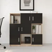 Комод Trendy VO7-OB 121.8 x 120 x 37.6см / ДСП / Черный photo 5