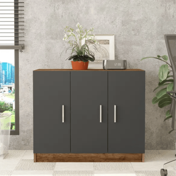 Comodă Trendy VO5-BA 73.8 x 89.1 x 38.1 / PAL / Antracit photo 3