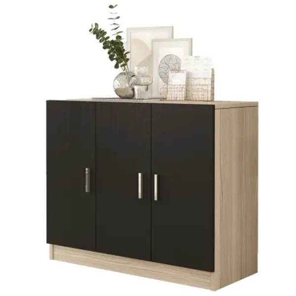 Comodă Trendy VO5-OB 73.8 x 89.1 x 38.1 / PAL / Black photo 1