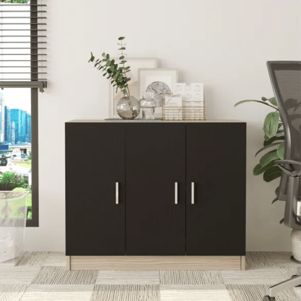 Comodă Trendy VO5-OB 73.8 x 89.1 x 38.1 / PAL / Black photo 3