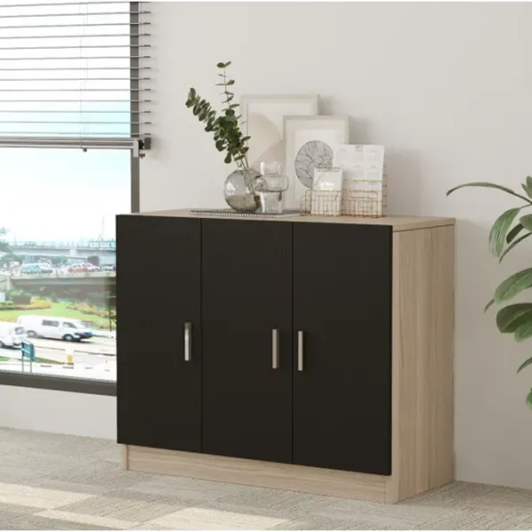 Comodă Trendy VO5-OB 73.8 x 89.1 x 38.1 / PAL / Black photo 4