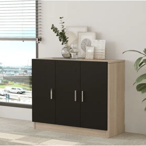 Comodă Trendy VO5-OB 73.8 x 89.1 x 38.1 / PAL / Black photo 4