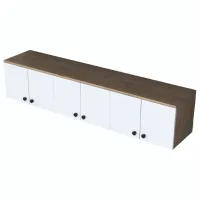 Comodă Trendy EA103 43.5 x 179.6 x 37.5 / PAL / Alb