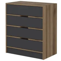 Комод Trendy Elina 40 x 70 x 79см / ДСП / Антрацит photo 3