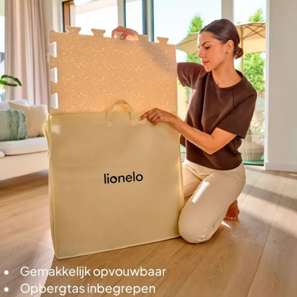Covoraş pentru joc Lionelo Yoka () 0+/ Transformer/ Beige photo 7