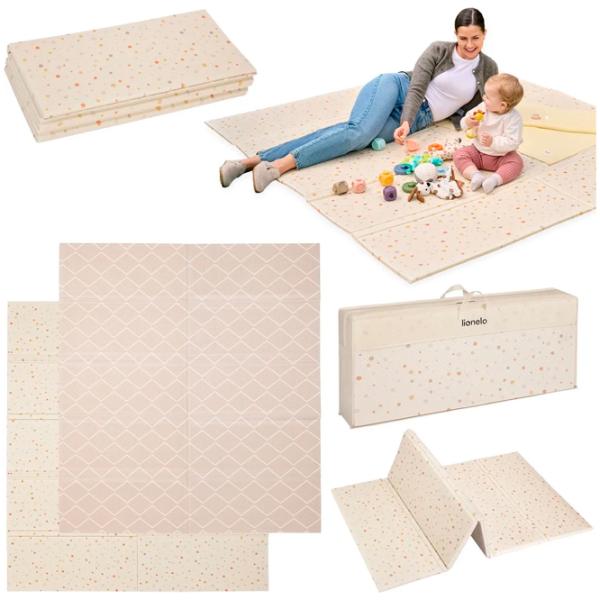 Covoraş pentru joc Lionelo Zora () 0+/ Dreptunghiular/ Beige photo 3