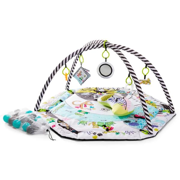 Игровой коврик KinderKraft SmartPlay (KKZSMART000000) 0+/ Круглый/ Разноцветный photo 1