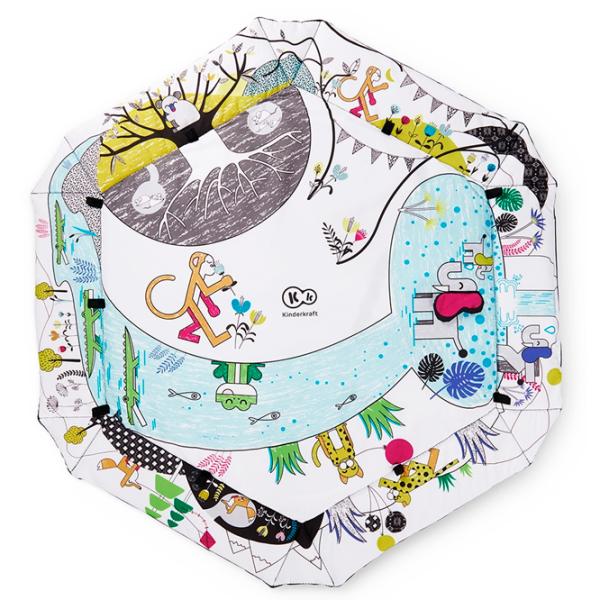 Игровой коврик KinderKraft SmartPlay (KKZSMART000000) 0+/ Круглый/ Разноцветный photo 4