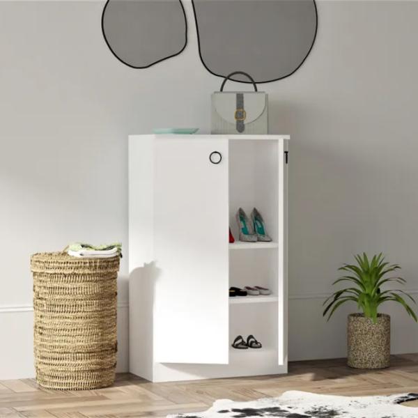 Comodă Trendy DEFNE 100 x 60 x 31.6 / PAL / Alb photo 3