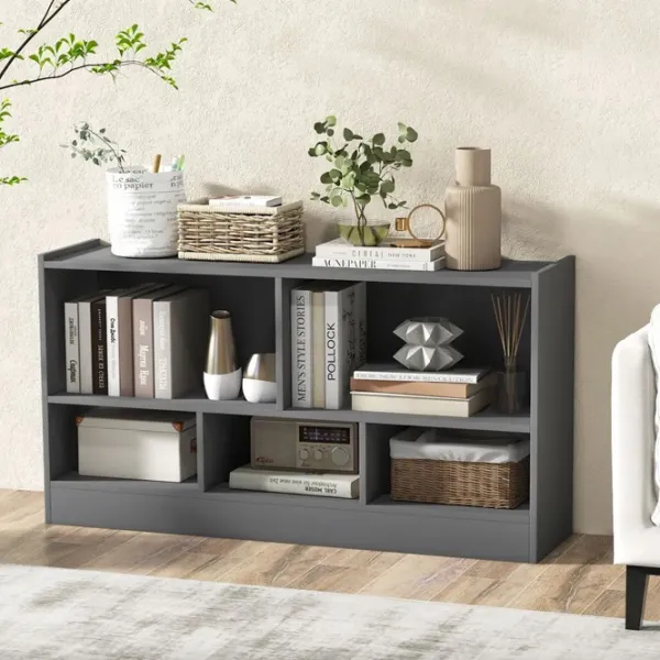 Dulap pentru copii Costway CB10297GR PVC / Gray photo 3